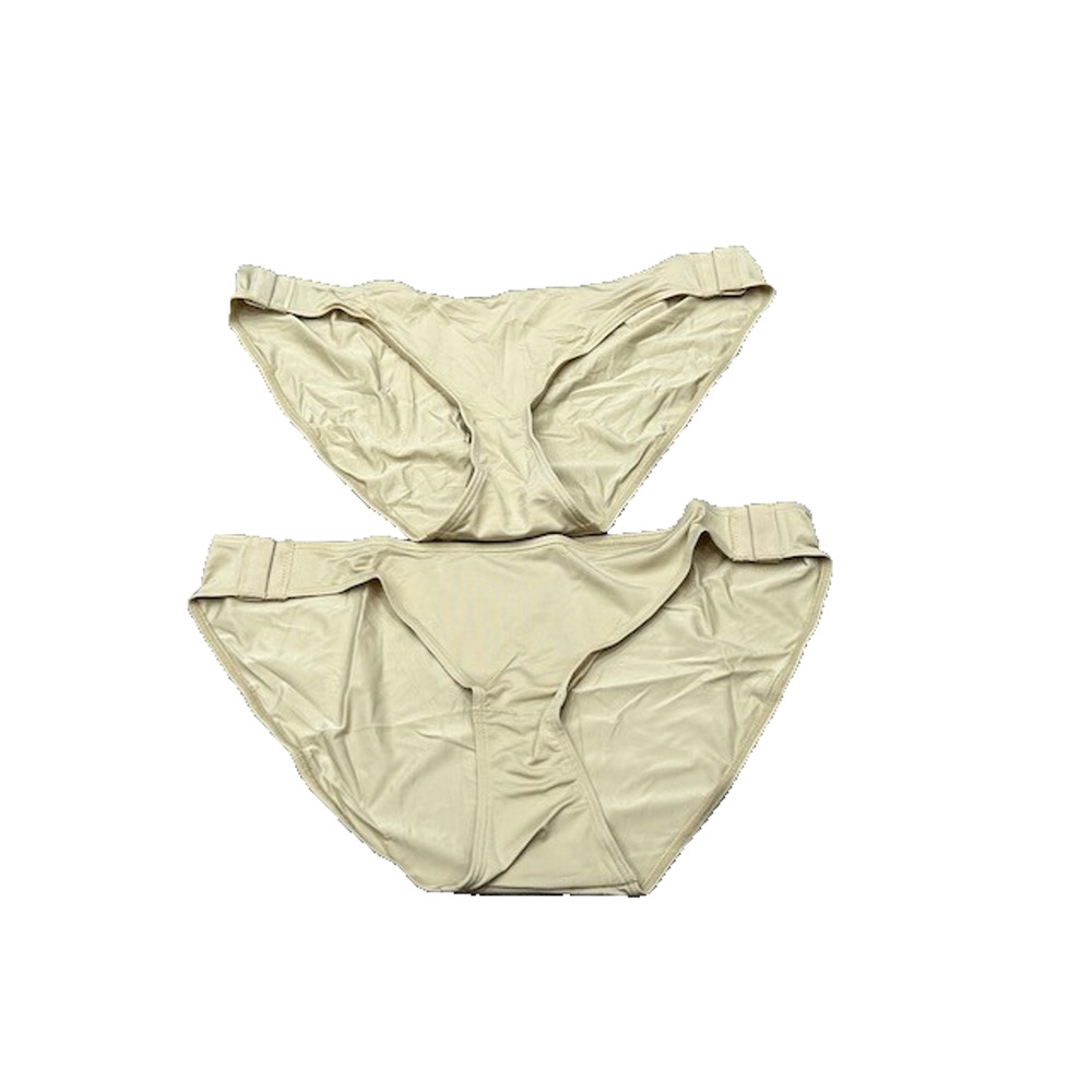 NWT‎ Slick Chick Womens 2 Pack Adaptive Underwear Side Fastening Beige Size XL